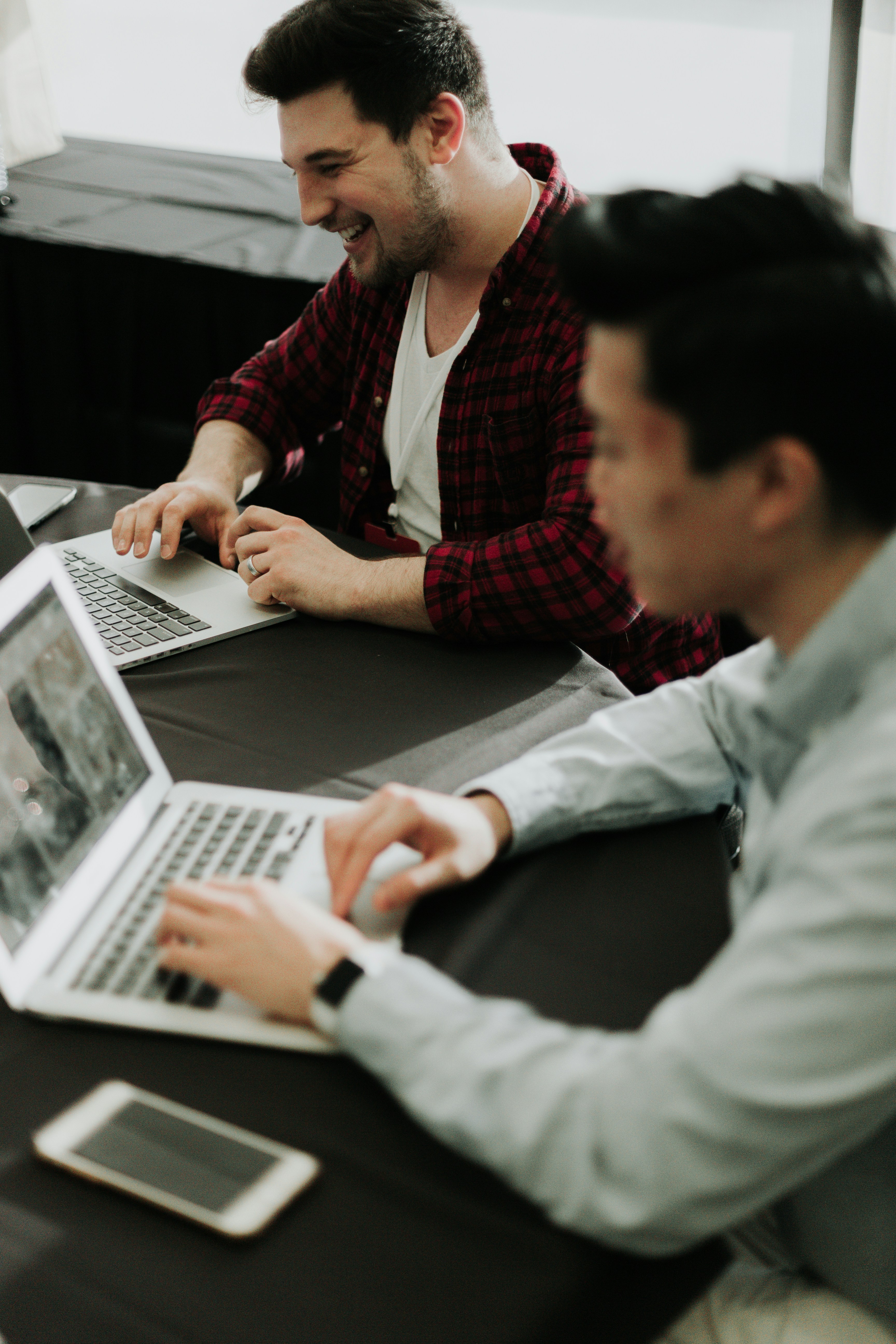 Talent team coordinating hiring next steps together