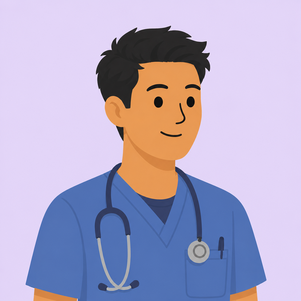 Illustration of a medical practice manager